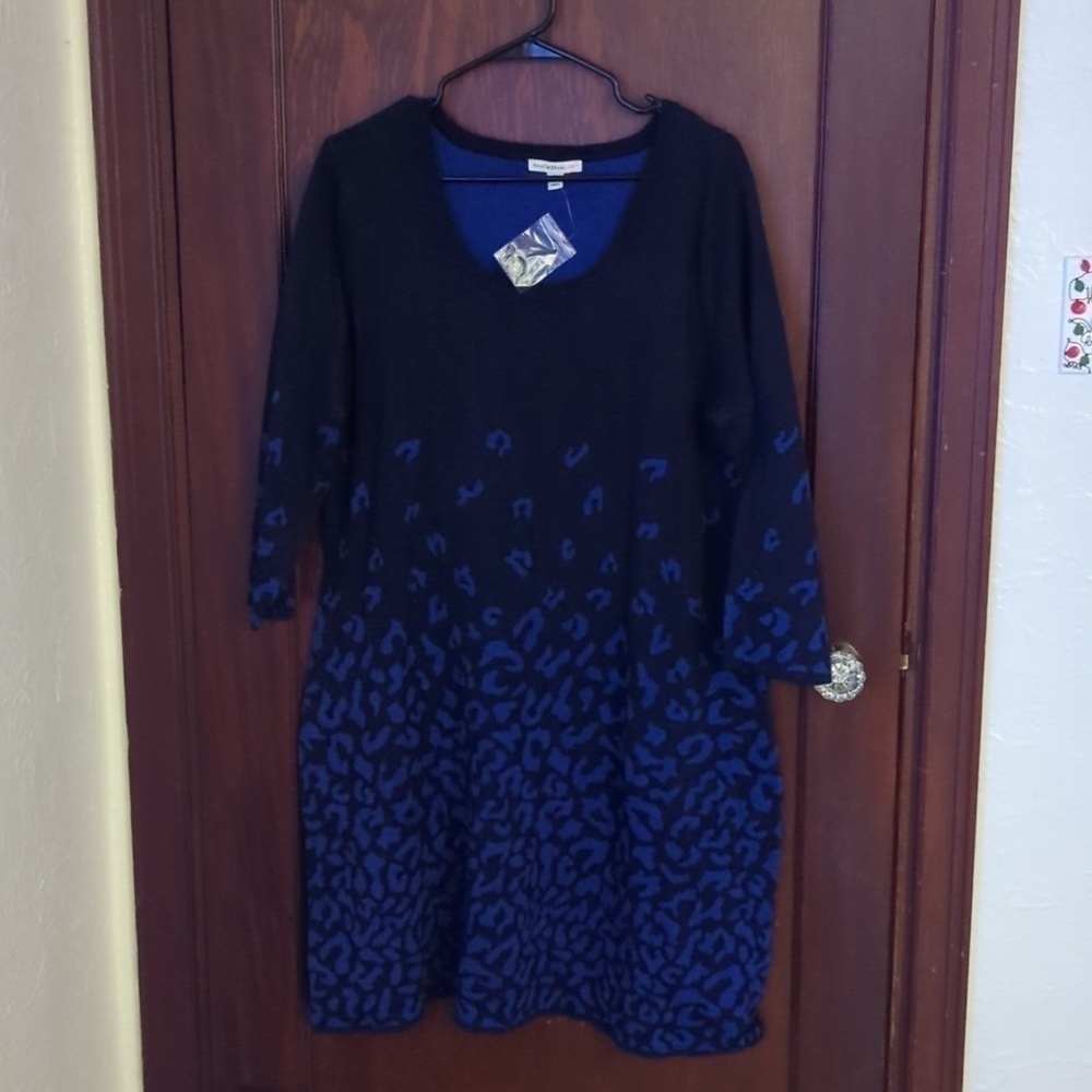 New with Partial Tags Isaac Mizrahi Live! Sweater Dress Size XL